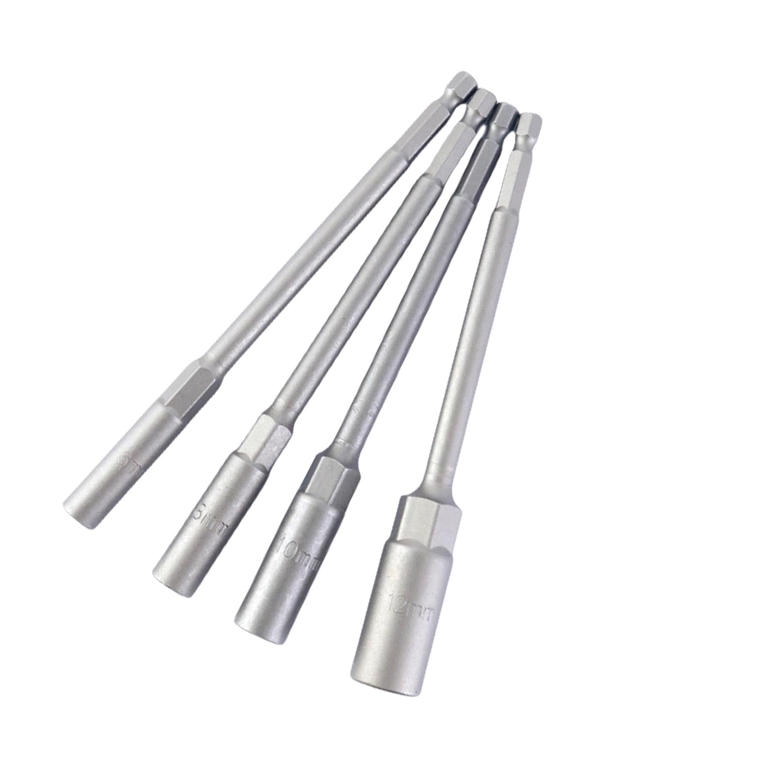 Jazuaiao 6 8 10 12Mm Durability 150Mm Lengthened Deeping Socket For Hard To Reach Bolts And Nut Rust Resistance Automotive Repair Anticorrosion Socket