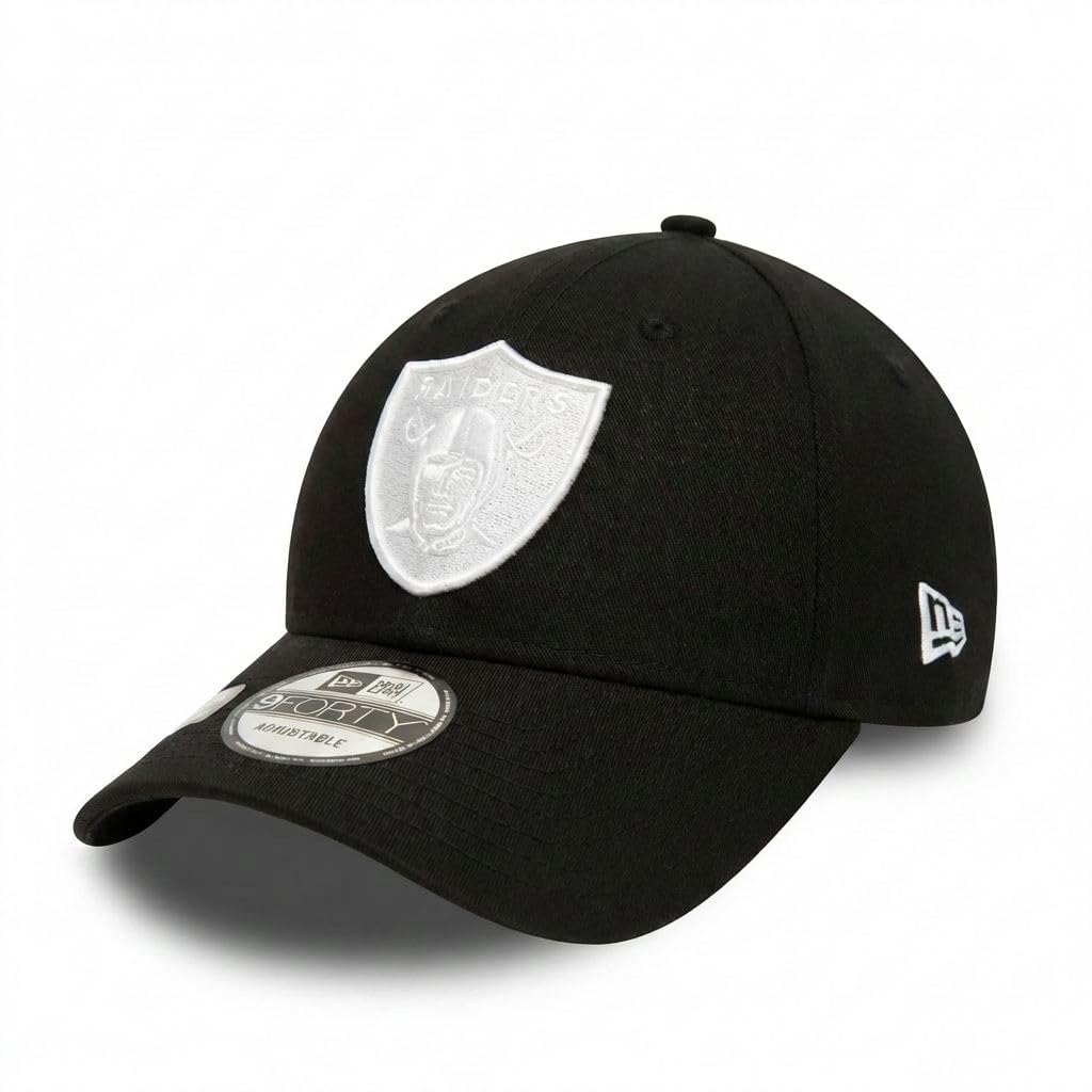 New Era - Oakland Raiders - 9forty Adjustable Cap - League Essential - Black - One-Size โ image 1