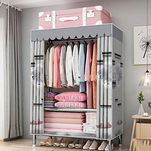Armoire portable en toile pour optimiser un petit placard