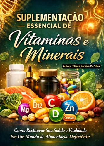 Suplementação Essencial de Vitaminas e Minerais: Como Restaurar sua saúde e Vitalidade em um mundo de alimentação deficiente (Portuguese Edition)