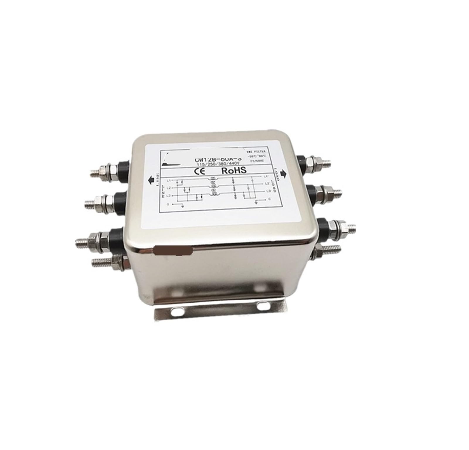 0P7BR328B CW12B-10A/30A/50A/60A-S Three-phase inverter power filter 380V servo(CW12B -60A -S 60A Screw)