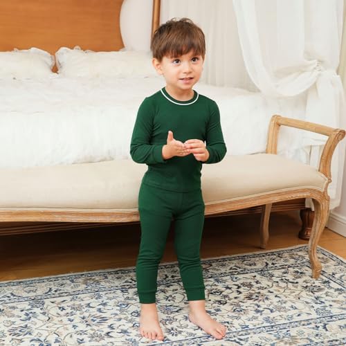 Image of pureborn Baby Pajamas Set Toddler Snug Fit Cotton Sleepwear 2pcs 12M-7Y