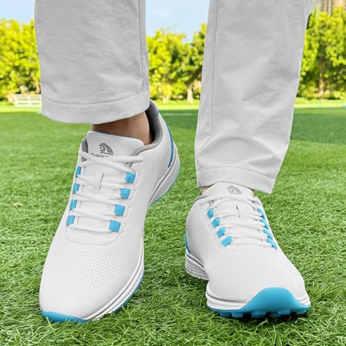 Zapatillas de golf para mujer antideslizantes para jugar sin resbalones ni humedad 7