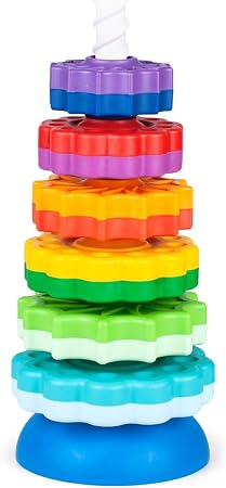 FANCY Grande Pyramide Culbuto 40 cm à Anneaux Engrenages