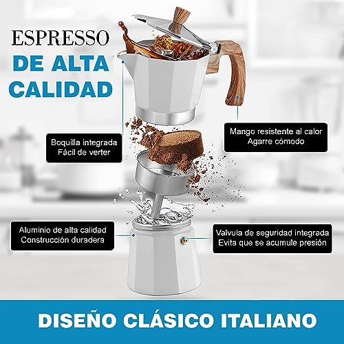 La Mejor Selección de Cafetera italiana aluminio comprados en linea. 26 Imagen adicional