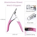 BANIRA Nail Tip Clipper Edge Cutter Adjustable Stainless Steel False Artificial Acrylic Fake Trimmer Manicure Pedicure Sharp Rustproof Blade Clip Tool For Salon Home Art,Beauty Design DIY gallery image