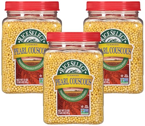 Image of RiceSelect Pearl Couscous With Turmeric, 21 OZ (Pack of 3)