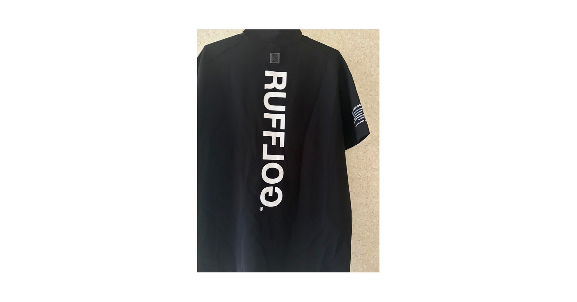 Amazon.co.jp: VERTICAL LOGO MOCK TEE M ラフロッグ rufflog