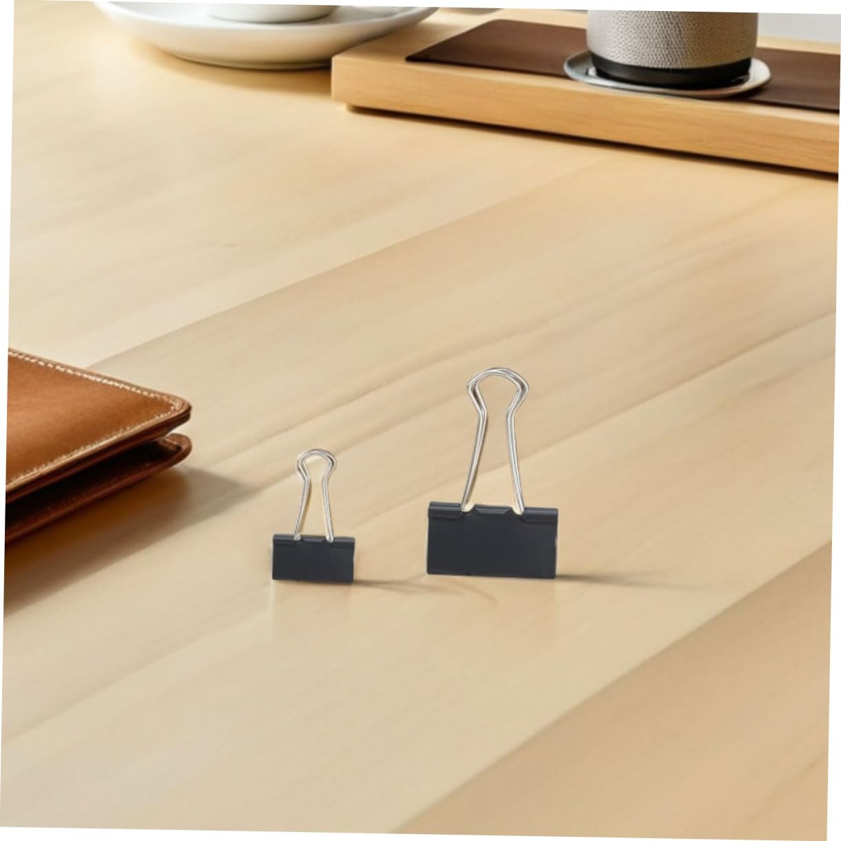 Sewroro 120 Piezas Clips para Carpetas de Metal Clips Grandes Resistentes para Oficina y Hogar Agarre Fuerte para Encuadernadores Metálicos
