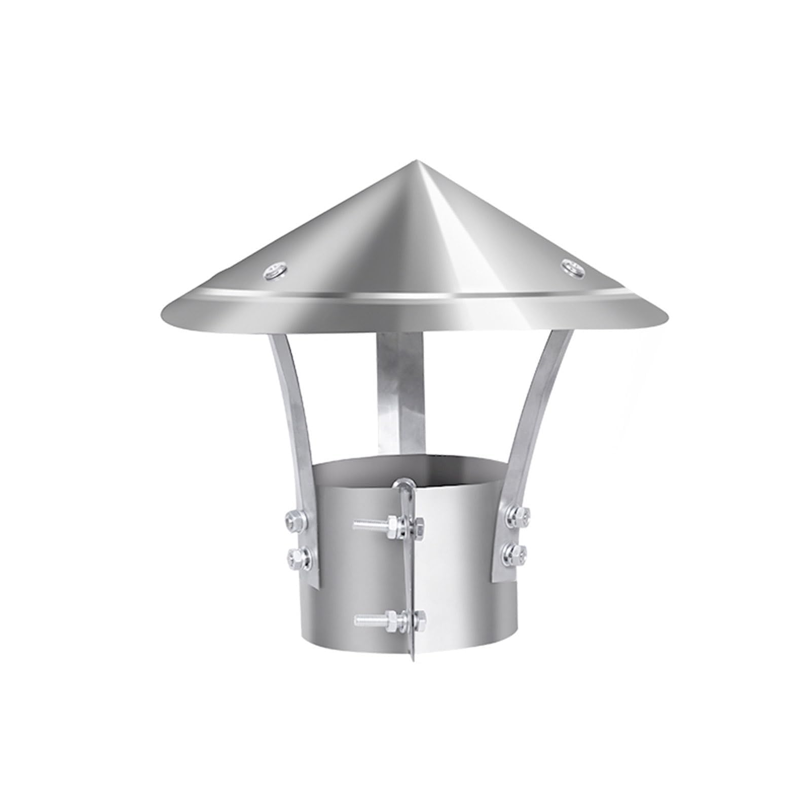 Chapeau de cheminée conique acier galvanisé 304 extracteur air et hotte de ventilation extérieure
