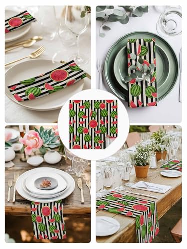 Servilletas de tela Watermelon set x4 50.5x50.5 cm miniatura 6