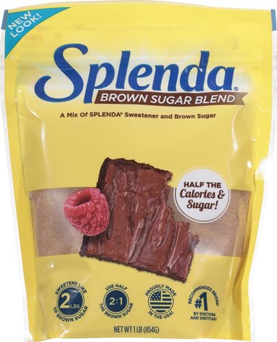 Image of SPLENDA for Baking, 1 Pound Bag Brown Sugar Blend 16 Ounce (Pack of 2)