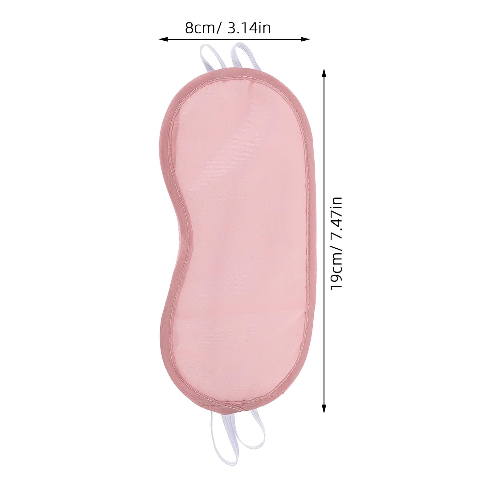 TIDTALEO 100 Unidades Antifaz Ajuste 3d Doble Capa para Dormir Rosa de