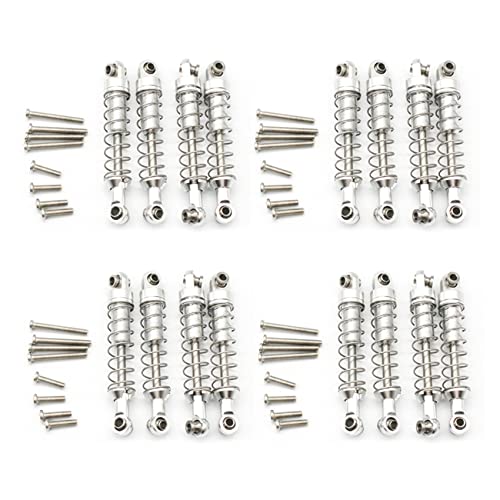 Amortisseur en Métal Voiture RC C24 MN D91 Suspension Pièce Argent