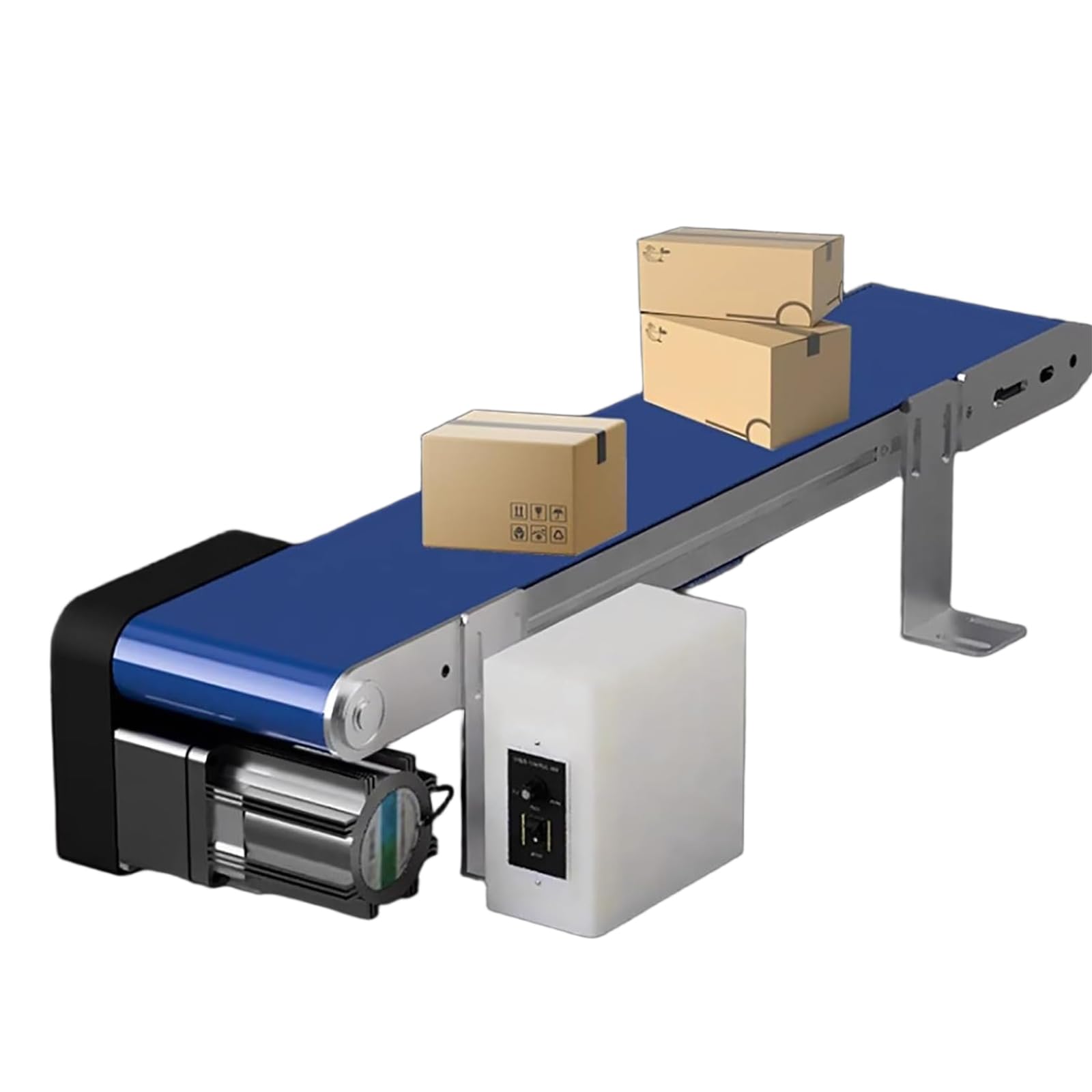 AYCDL Adjustable Electric Desktop Conveyor Belt - Speed & Tension Control for Science, Production, and Industrial Applications - Efficient Material Handling Solution