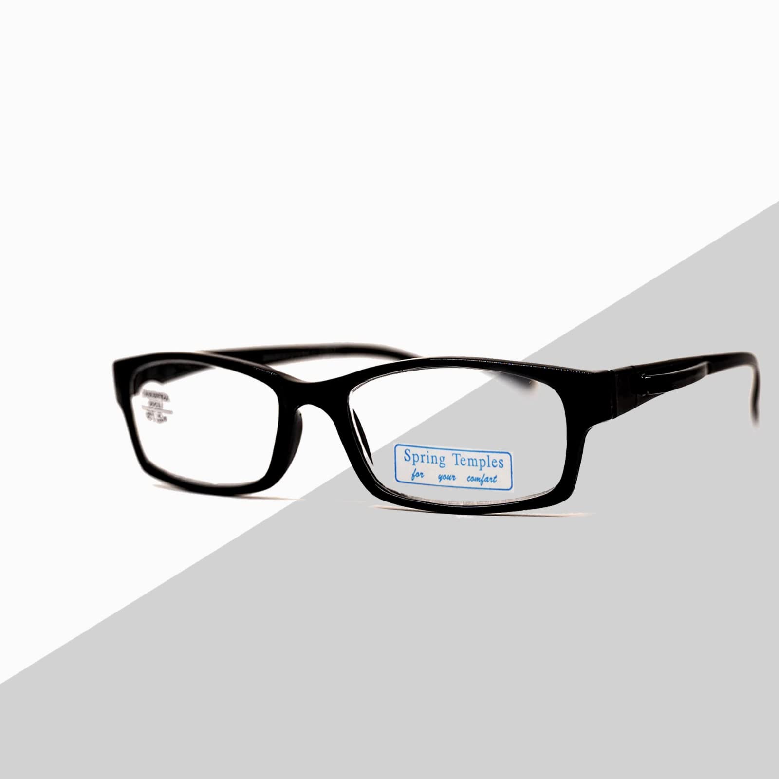 OPTI-CLIP Reading Glasses with Built in Pocket Clip, Scratch Resistant Aspheric Lenses, Spring Temples for Men and Women