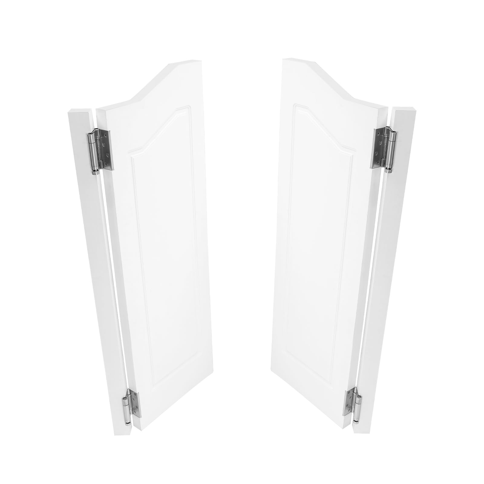 Porta basculante, porta a battente, porta del salone con cerniere in acciaio inox e chiusura automatica, angolo di rotazione di 180°, porte in legno per cucina, bar, caffetteria (81 × 106,5 × 3,5 cm)