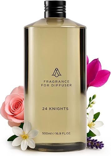 AromaPlan Hotel Scents 24 Knights 16 fl oz (16.0 fl oz), aceite difusor de aroma y hotel de lujo para el hogar, aceite difusor de hotel para