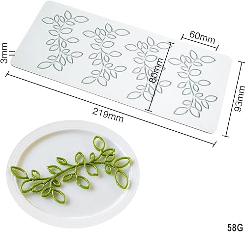 Miniatura 2 de Hollow Leaf Silicone Mold Chocolate Candy 3D Hollow Leaf Candy Mold Food Cooking Meals Decorations Fondant Mold Polymer Clay Molds (Leaf