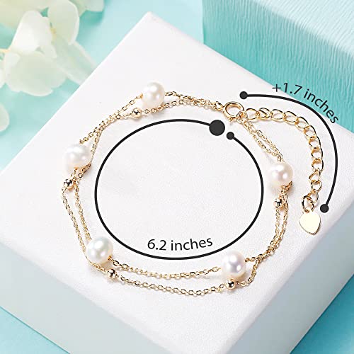 Bride to Mother Gift. Bride to Mom Bracelet. Mother Of The Bride Gift From Daughter. Real Natural Freshwater Pearl Bracelet for Mother on Wedding Day. Mom gifts3