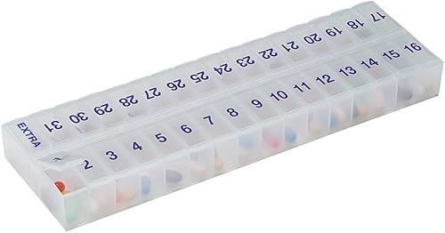 Miniatura 3 de Ezy Dose Caja para píldoras con 7 compartimientos (uno por cada día), 67772, Mensual, S, 1
