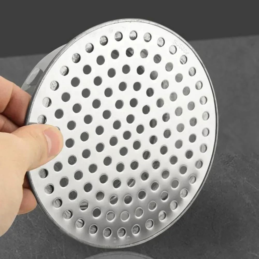Tapón de drenaje de acero inoxidable 304 para baño y uso al aire libre, cubierta Plug and Play de alta capacidad para un drenaje eficiente