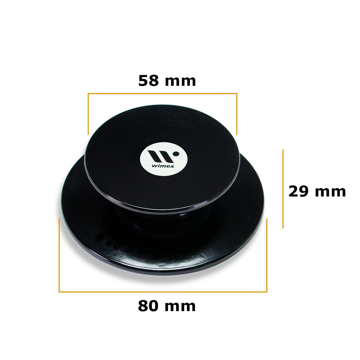 Oppaha Pomos de olla compatibles con AMC al 100% con rosca de latón y baquelita antiquemaduras, juego de 2 unidades