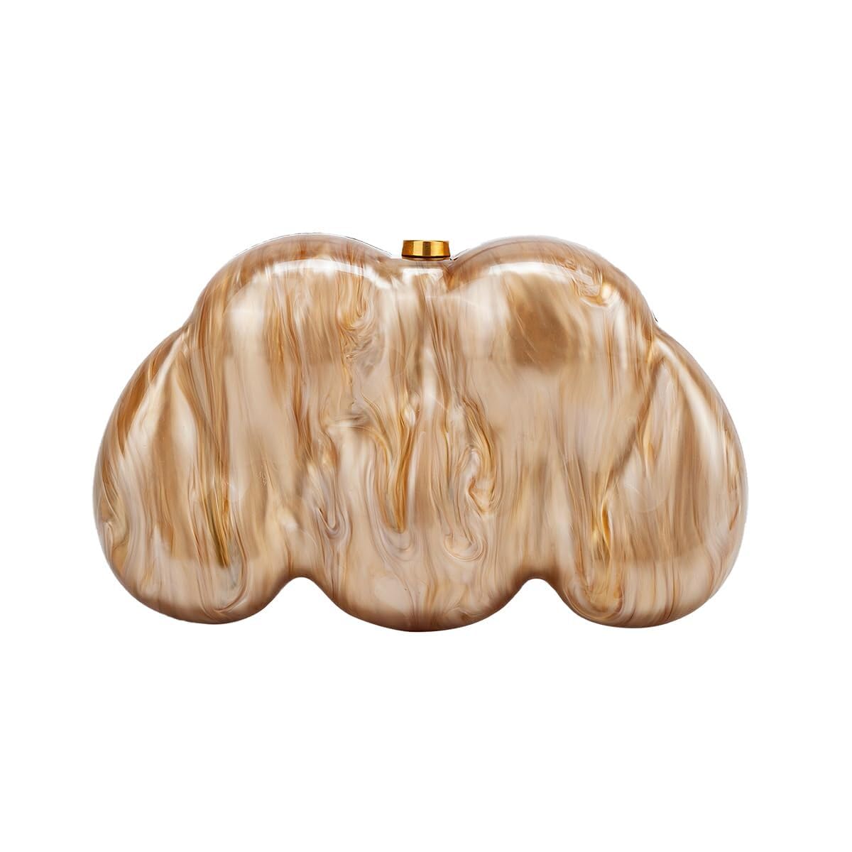 Marbled Cloud Women Acrylic Evening Clutch for Wedding Party
