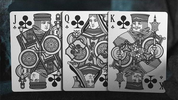 Kings Wild Project Carte da gioco Tally-Ho Slate Edition, Standard Edition, mazzo da poker