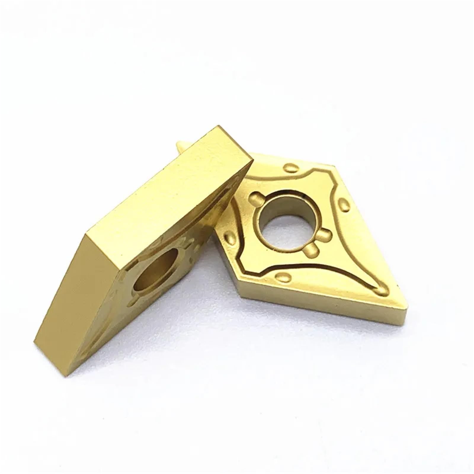 10 sztuk DNMG150404/150408 MA płytki węglikowe, wymienne narzędzie tokarskie CNC do stali i stali nierdzewnej(Yellow,DNMG150404)