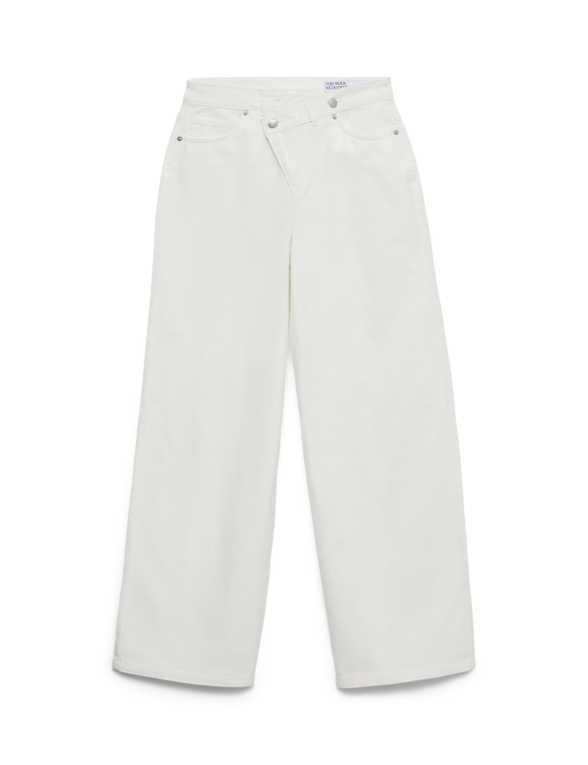 VERO Moda Damen Vmrae Hr Cross Over Wide Denim Jeans Vmrae Hr Cross Over Wide Denim Jeans