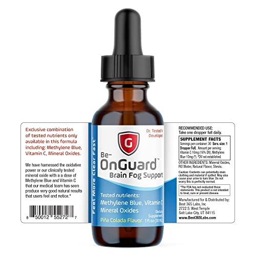 Buy BeOnguard Brain Fog Supplement Methylene Blue with Vitamin C
