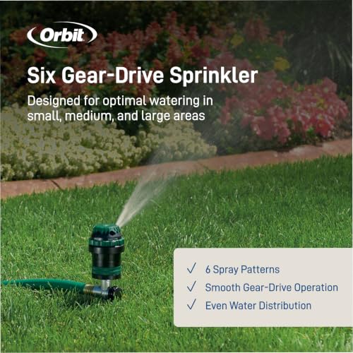 Orbit H2O-Six Gear-Drive Sprinkler