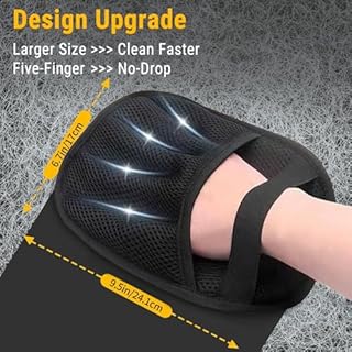 Torven Tierhaarentferner Handschuh - Fell Magnet Handschuh für Hunde & Katzen, Katzenhaarentferner mit Anti-Statik-Funktion, Wiederverwendbar zur Fellmagnet, Tierhaarentfernung