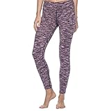 Andrew Marc Womens Athletic Ankle Length Legging (XX-Large, Mulberry Combo)