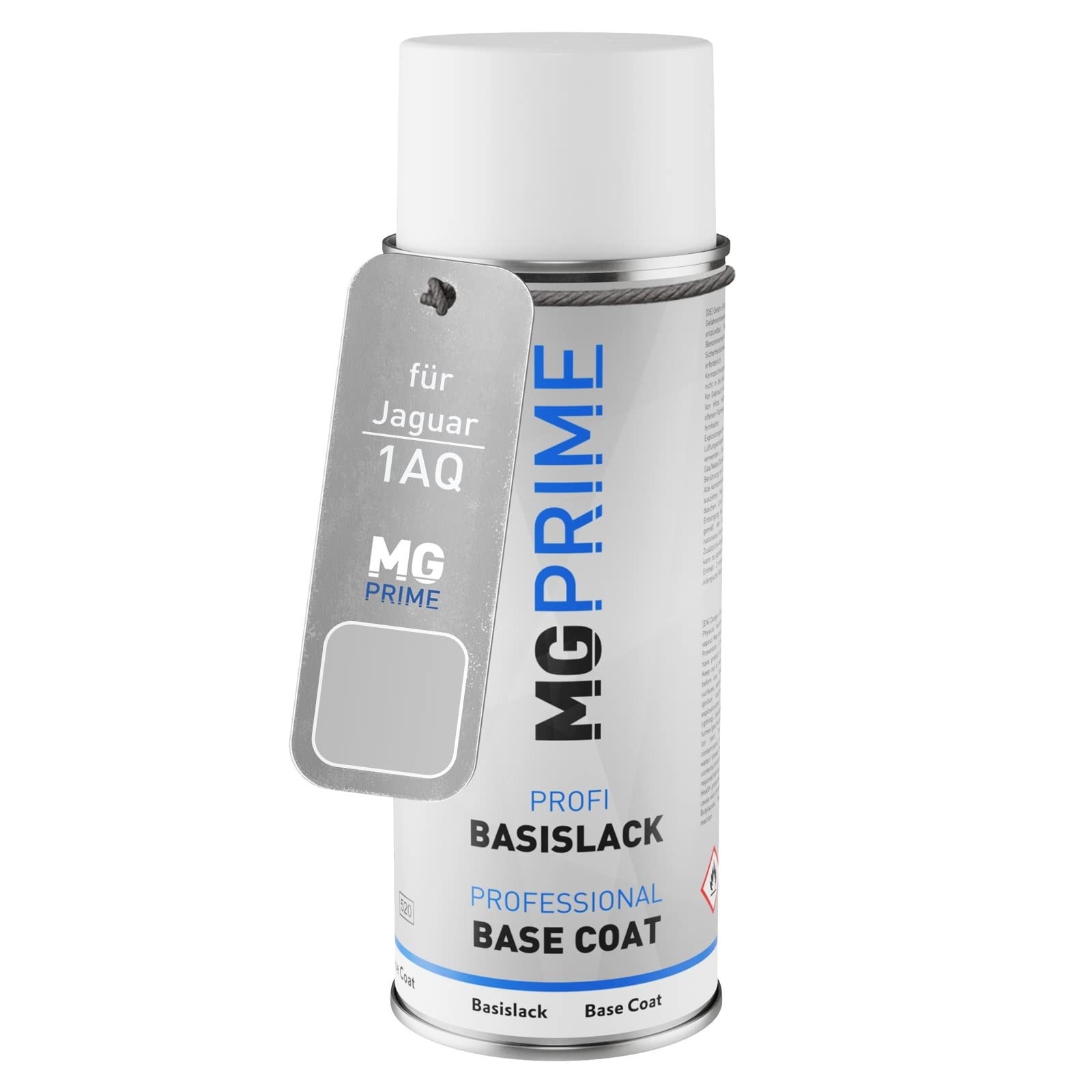 MG PRIME Lakier samochodowy Puszka z aerozolem dla Jaguar 1AQ / 2201 - NAK Glacier Metallic/Glacier White Metallic Puszka z aerozolem bazowym 400ml