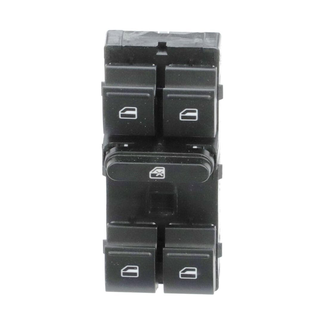 DUST GLOW for VW for Jetta 2006-2010 for Passat 2006-2010 2012-2015 for Tiguan 2009-2016 Left Driver Side Power Window Switch Black