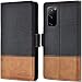 Produktbild KEZiHOME Samsung S20 FE Hülle, Handyhülle für Galaxy S20 FE [RFID Schützt] [Standfunktion] [Magnet] PU Leder Flip Cover Stoßfeste Schutzhülle für Galaxy S20 FE 5G (6.5 Zoll) (Schwarz/Braun)