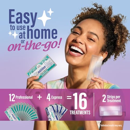 Image of GuruNanda Teeth Whitening Strips Kit - 16-Day Treatment with Non-Slip, Dry Strip Technology - Whitening Designed with Care for a Brighter Smile (Pack of 2)