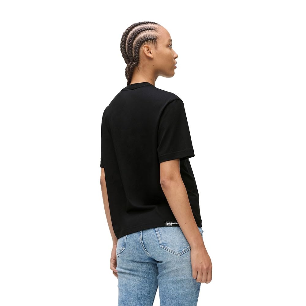 Karl Lagerfeld Jeans Damen Regular Bandana T-Shirt