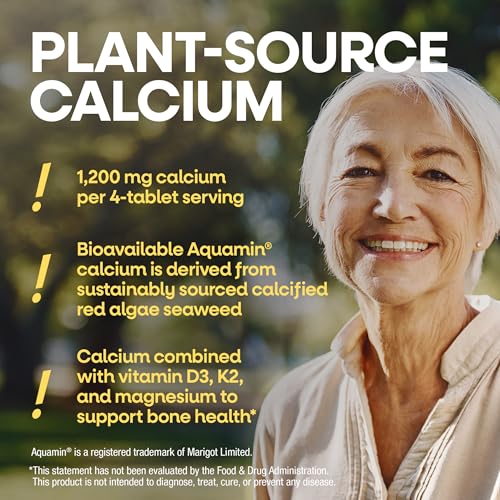 Nature’s Way Alive! Calcium Bone Support Tablets*, 1,200 mg Calcium, 60 ct - image 4