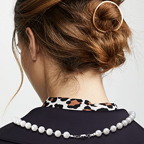 Yumttero 10-Piece Magnetic Necklace Bracelet Clasps And Closures For Jewelry Making Magnet Jewelry Extenders For Women Girl, Gold Plated & Rhodium Plated #TOP4