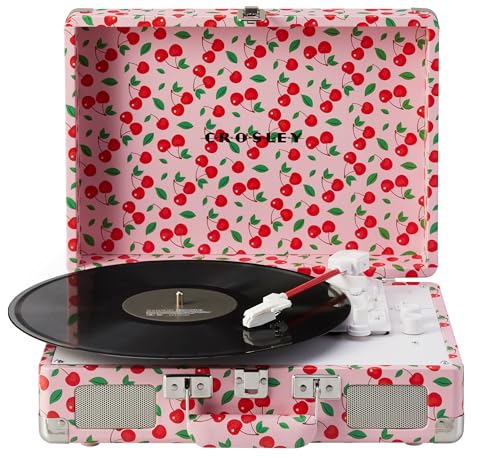 Image of Crosley CR8005F-RC Cruiser Plus Record Player, Retro Cherry