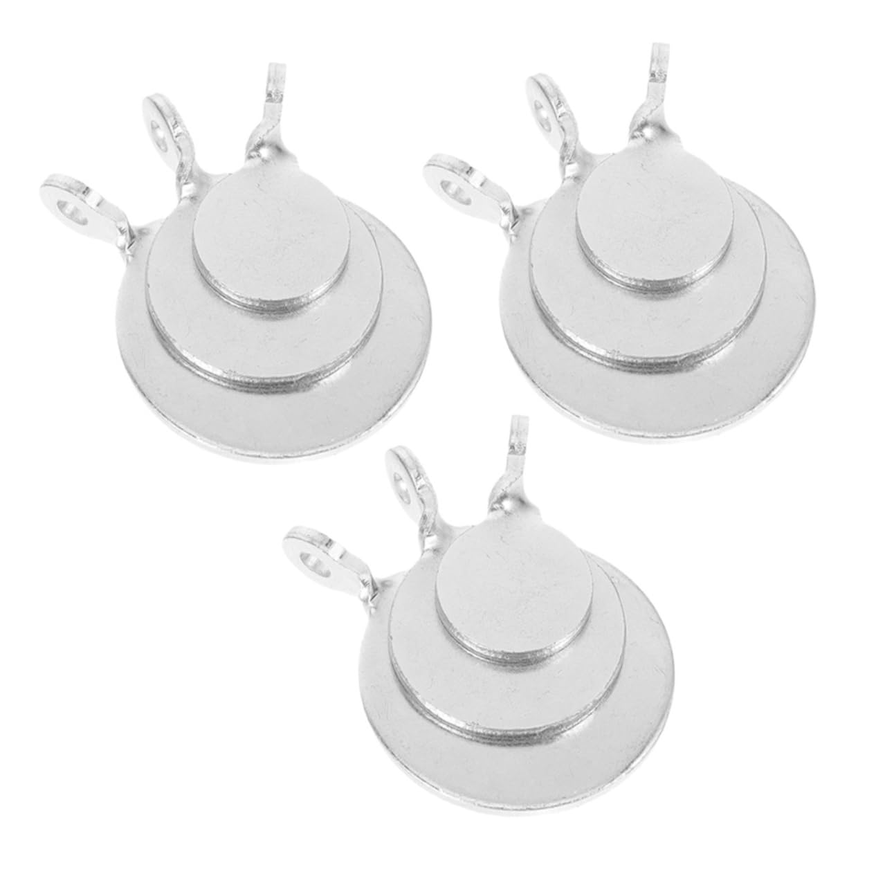 BESPORTBLE 9Pcs Metal Shooting Targets Durable Manganese Targets for Archery Practice Lightweight Portable Hanging Design for Enhanced Accuracy and Skill Development