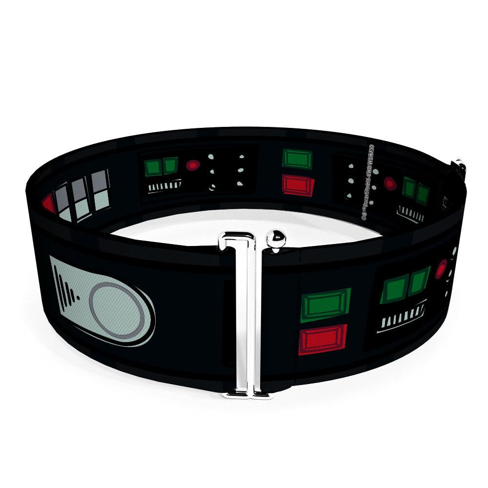 Buckle-Down Belt Women's Cinch Star Wars Darth Vader Utility Belt Bounding Black Multi Color Available In Adjustable Sizes