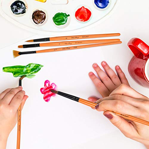 Set Pennelli Pittura, 10 Pezzi Pennelli per