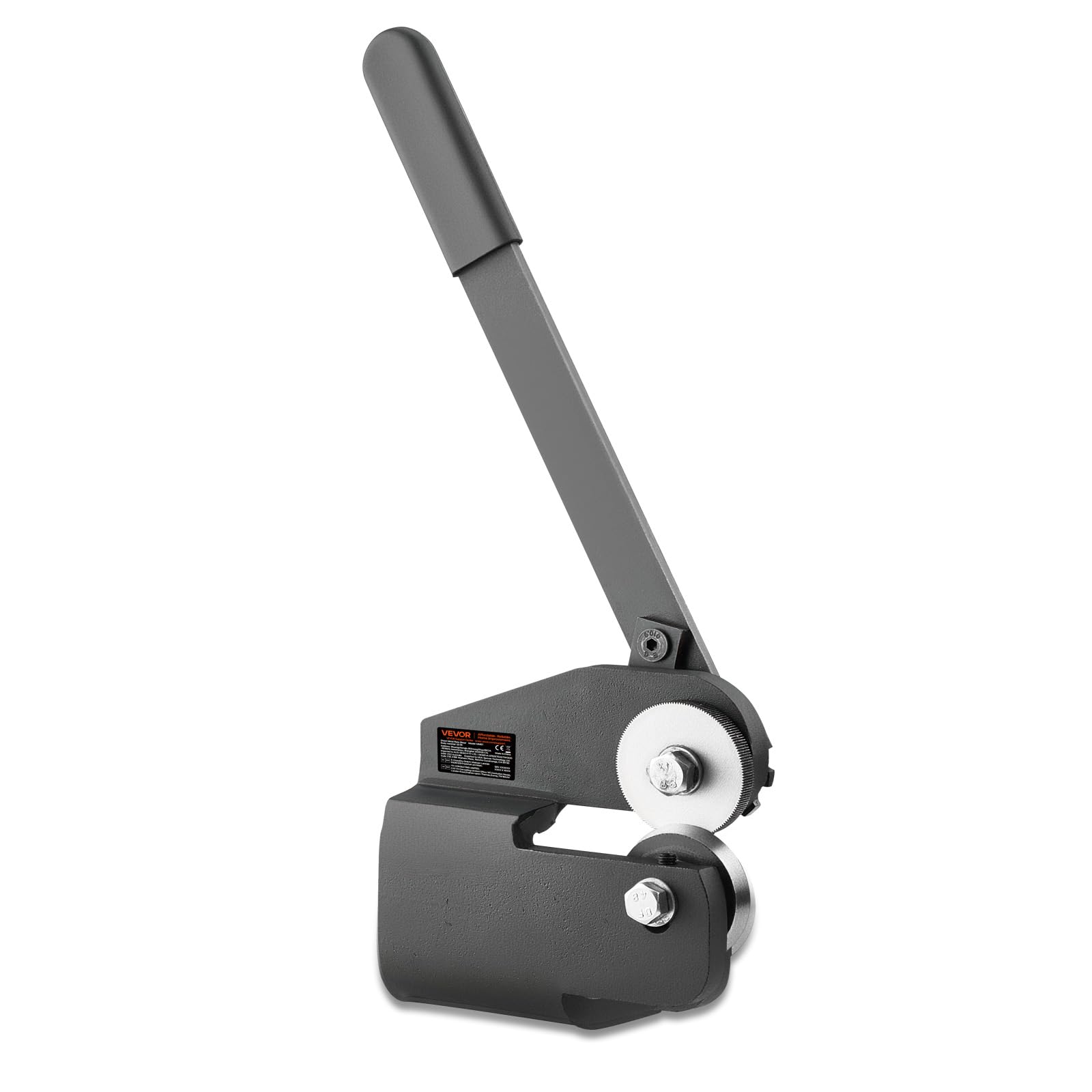 VEVOR Cesoia a Leva Lamiera, Taglierina da Banco Senza Gola, Forbici Manuale in Acciaio Dolce Calibro 16, Taglio Spessore Massimo 1,​5 mm per Acciaio, Rame, Barre d'Armatura, Alluminio
