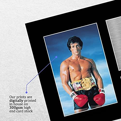 HWC Trading Sylvester Stallone Gift Signed A4 Printed Autograph Rocky Gifts Print Photo Picture Display