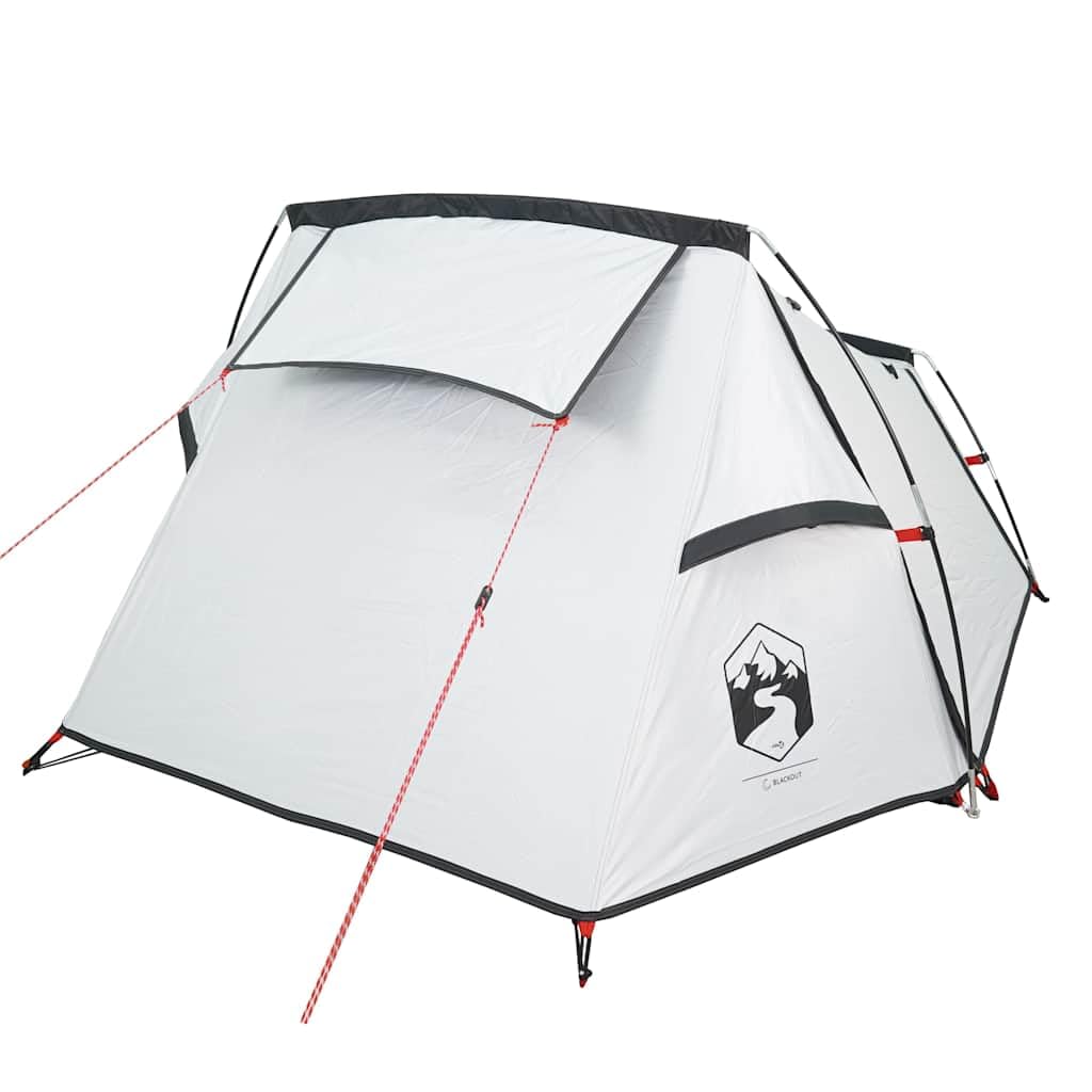 Genérico Tienda campaña túnel 2 Personas Tela Opaca Impermeable Blanco,Deportes,Actividades al Aire Libre,Camping y Senderismo,Tiendas de campaña-94615
