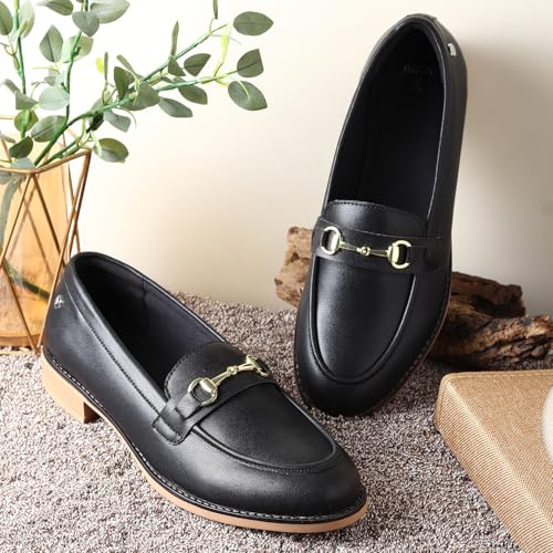 Image of YOHO Bliss Loafers for Women | Comfortable & Stylish Bellies | Fashion Moccasins with Footpharma Footbed | Slip-on for Casual & Formal Wear | 003